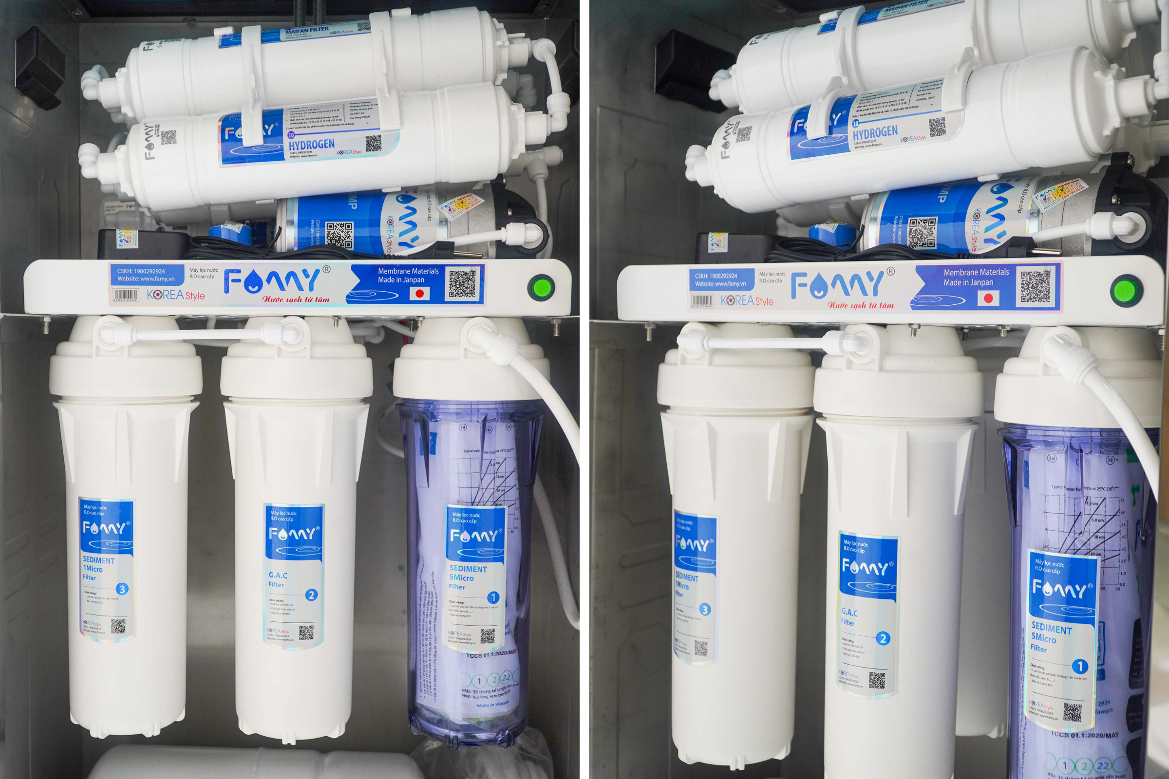 Máy lọc nước 10 cấp lọc FAMY KR10A