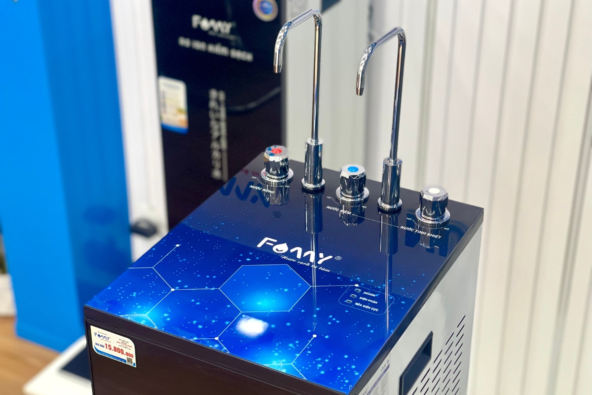 Máy lọc nước RO ion kiềm nóng khoáng kiềm ECO 2.0-V2 PLUS (3 chế độ nước ion kiềm nóng - nước ion kiềm nguội - nước tinh khiết)