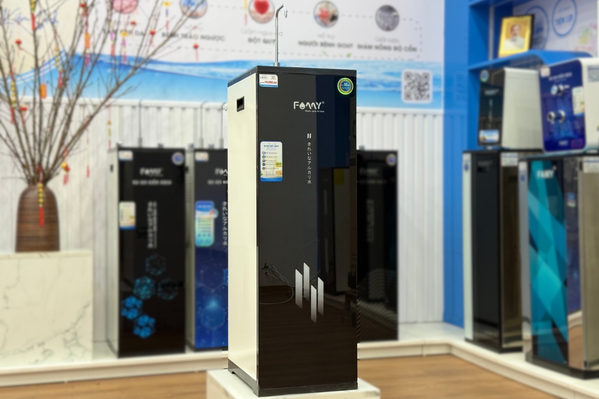 Máy lọc nước RO ion kiềm RIO-06B-PHT (Sử dụng công nghệ điện phân kép trực tiếp từ nước RO, lõi MOFs, dành cho nguồn nước pH thấp)