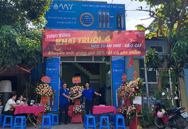 Chương trình roadshow, giới thiệu bán hàng của Famy