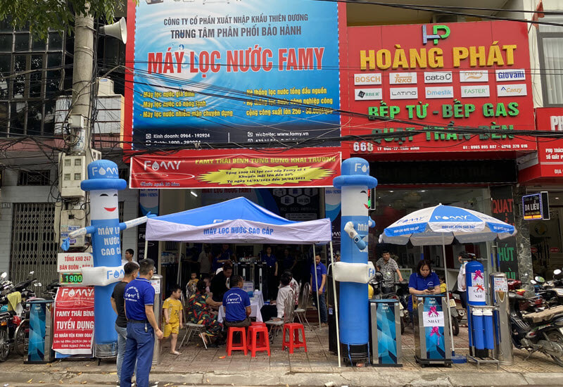 Chương trình roadshow, giới thiệu bán hàng của Famy
